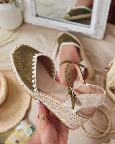 Royalfashion Espadrilles sur talon Moniz Booty