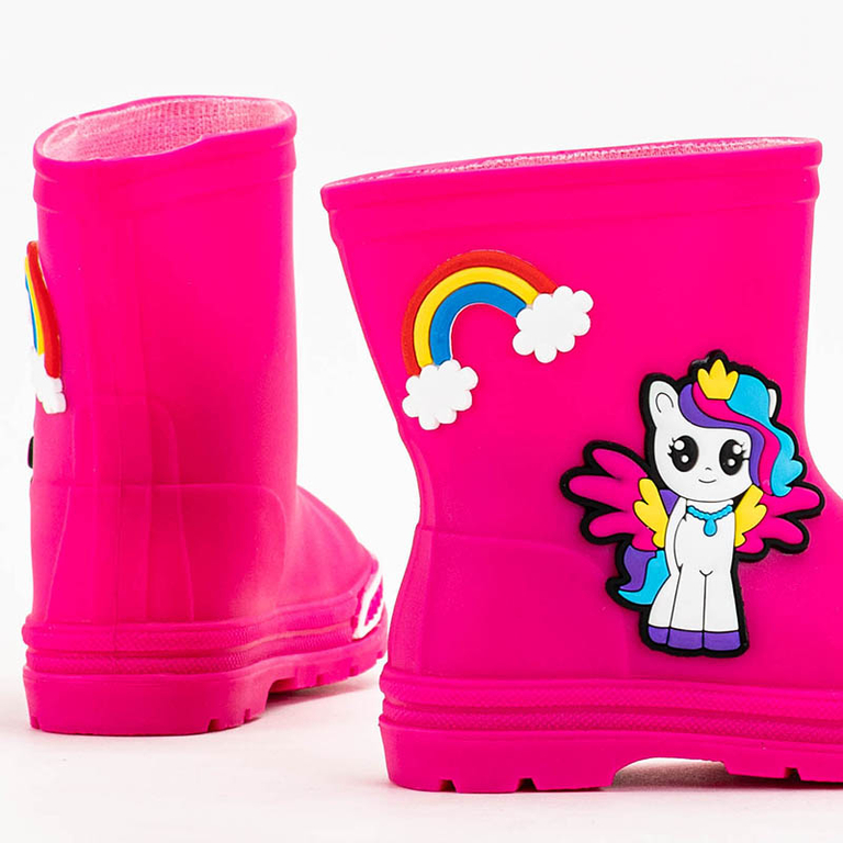 Bottes de pluie fuchsia pour filles Uncon - Footwear
