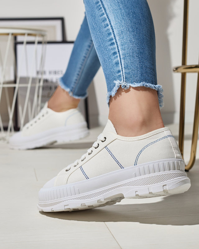 OUTLET Chaussures de sport pour femmes blanches Baskets Holpac- Footwear