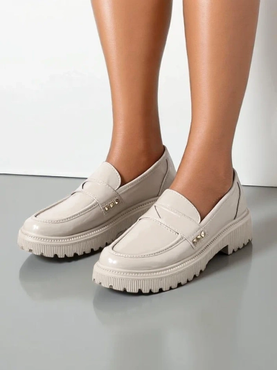 Royalfashion Mocassins en vernis pour femmes Dunes