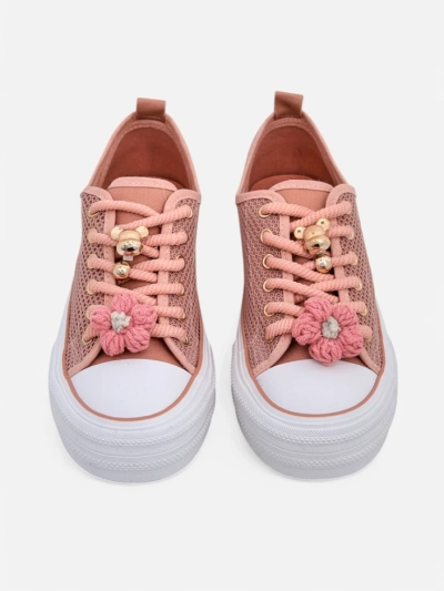 Baskets perforées pour femmes Royalfashion avec embellissements Osdo