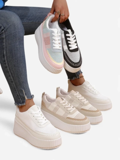 Baskets plateforme pour femmes Royalfashion Siserra