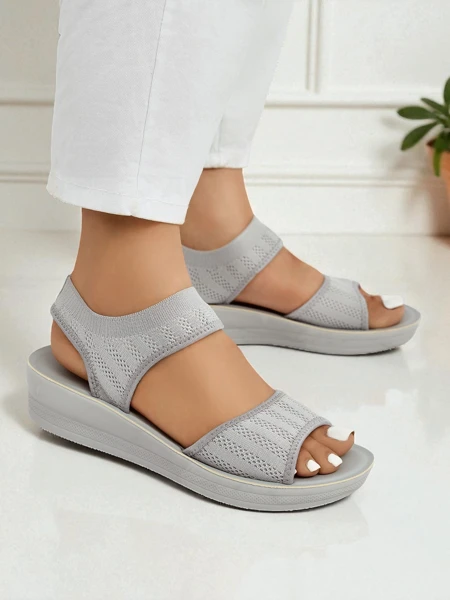 Royalfashion Sandales pour femmes avec semelle épaisse Viva Flex II