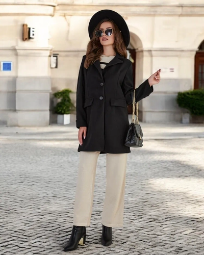 Royalfashion Manteau pour femme