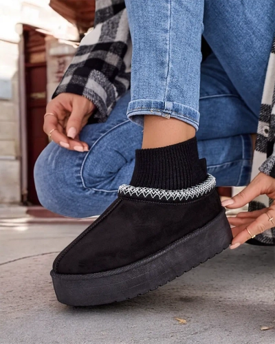 Royalfashion Bottes de neige courtes pour femmes Narorzi