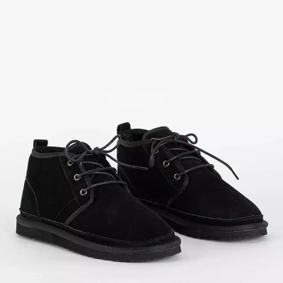OUTLET Bottes de neige Gavin noires pour hommes - Chaussures
