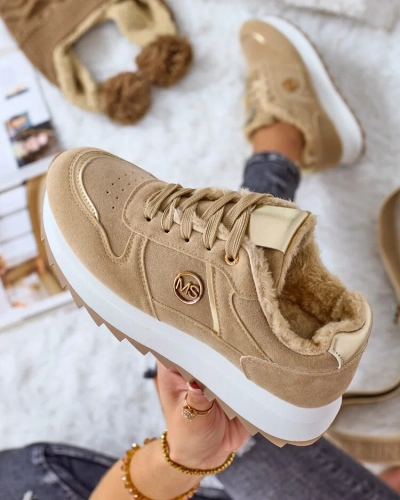 Royalfashion Baskets chauffantes pour femme avec fourrure Boris