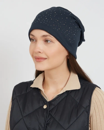 Bonnet pour dames Royalfashion avec des strass