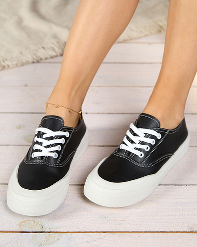 OUTLET Baskets noires pour femmes Lorino - Footwear