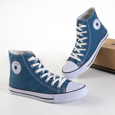 Baskets montantes bleues homme Interit - Footwear