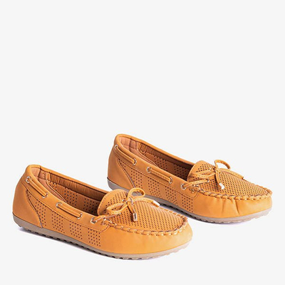 Mocassins Orisa marron à nœud - Chaussures