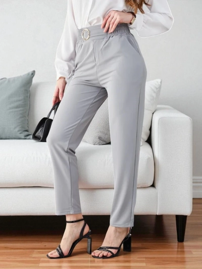 Pantalon Eleganza Gris Clair