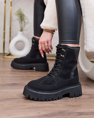 Royalfashion Bottes à lacets Macnev pour femmes