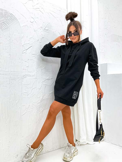 Royalfashion Mini robe chemisier pour femme