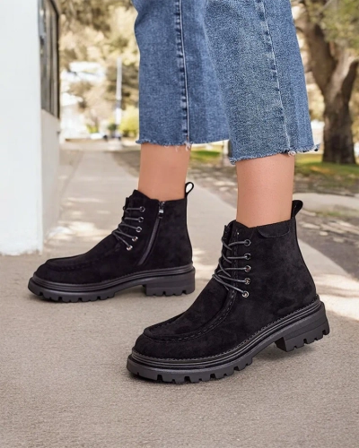 Bottines à lacets pour femmes Royalfashion Rullose