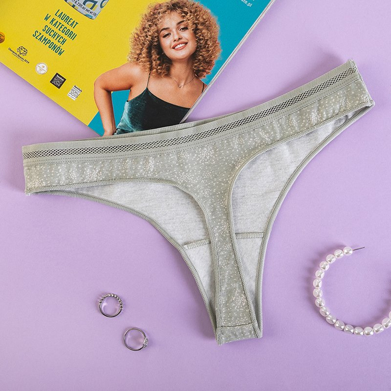 Tongs à motifs pour femmes, 3 / paquet - Sous-vêtements