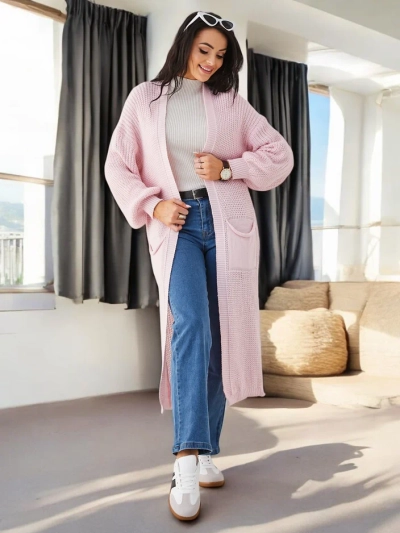 Royalfashion Gilet en acrylique tricoté pour femmes