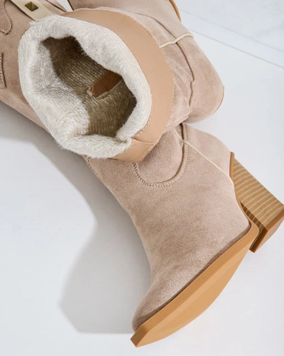 Royalfashion Femmes Bottes de cow-boy à talon Kowib
