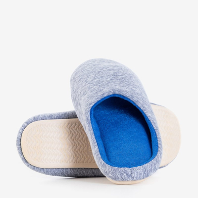 Chaussons femme gris et bleu marine Minewra - Footwear