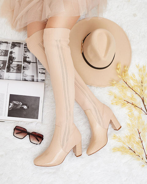 Royalfashion Bottines à enfiler pour femmes Nolera