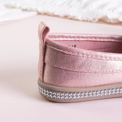 OUTLET Ballerines enfant roses à nœud Benona - Chaussures