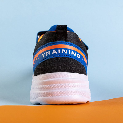 Chaussures de sport garçon gris foncé avec empiècements bleus Mirelo - Footwear