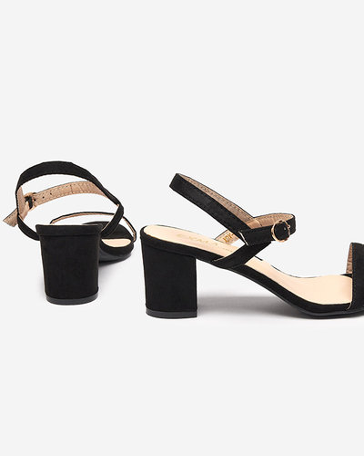 Sandales noires sur tige, Usopi - Footwear