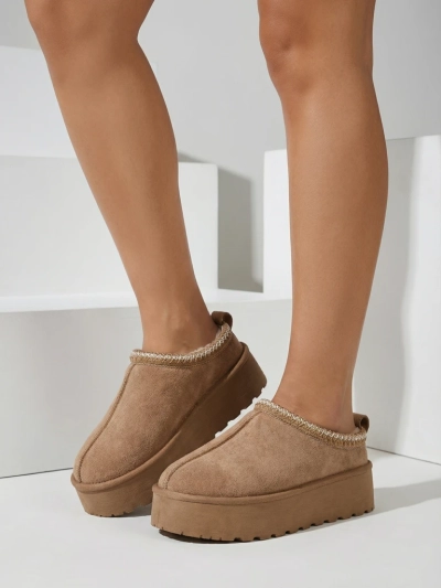 Royalfashion Bottes courtes Zommy a'la pour femmes Bottes de neige