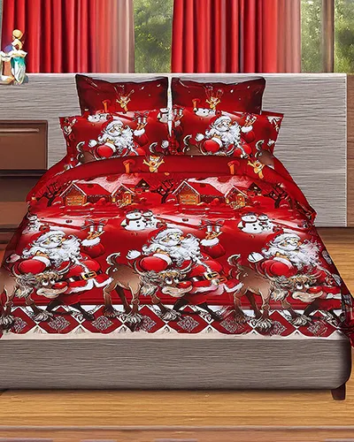 Ensemble de literie Noël Royalfashion 160x200 complet 3 PARTIES