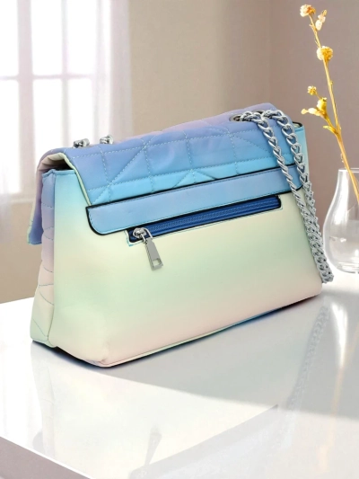 Royalfashion Petit sac à main pour femme en cuir écologique ombré Sophie Rose