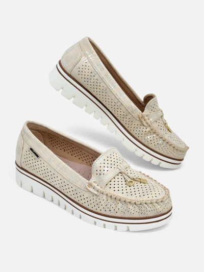 Mocassins perforés Royalfashion pour femmes Elissas