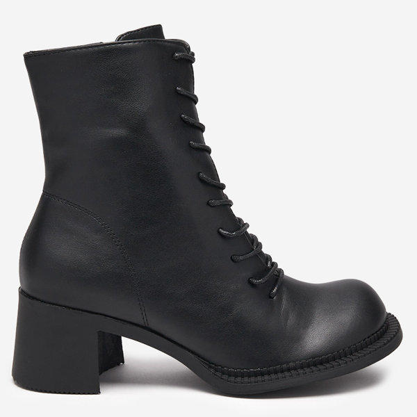 OUTLET Bottes noires pour femmes avec des bottes sur le poteau Garcet - Footwear