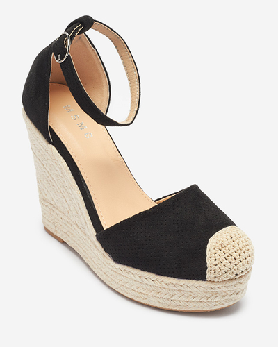 Royalfashion Noir Sandales à plateforme Meylasi pour femme