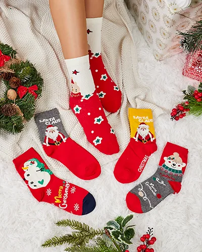 Chaussettes longues de fête pour femmes de Royalfashion 5/pack