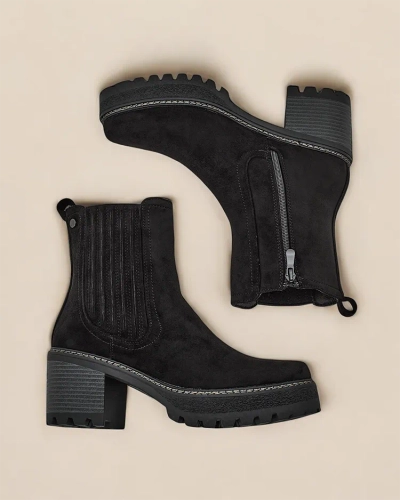 Royalfashion Bottes pour femmes en éco-daim sur un poteau par Segiag