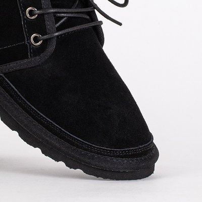 Bottes de neige enfant noir Tibilis- Chaussures