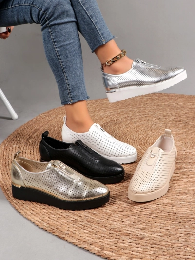 Chaussures perforées pour femmes Goffies Slip-on
