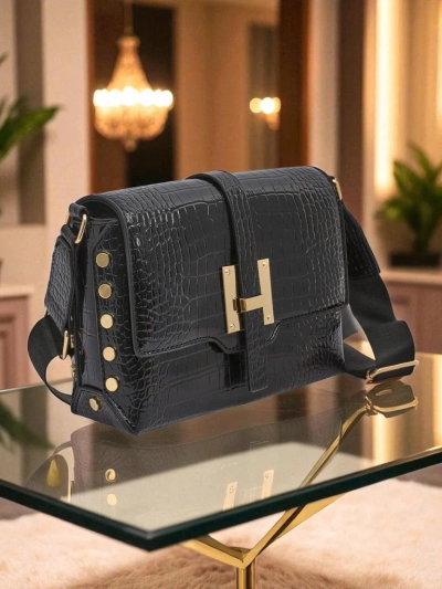Royalfashion Petit sac à main verni pour femme en similicuir Nexa Vale