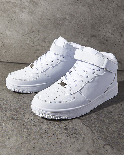 OUTLET Baskets montantes blanches pour femmes Silapa- Footwear