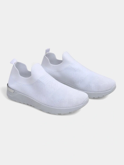 Royalfashion Chaussures de sport en tissu à enfiler pour femmes Satet
