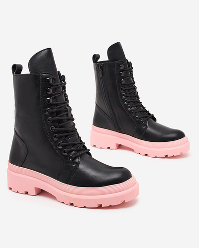 Royalfashion Bottes bagger pour femmes en cuir écologique Vederme