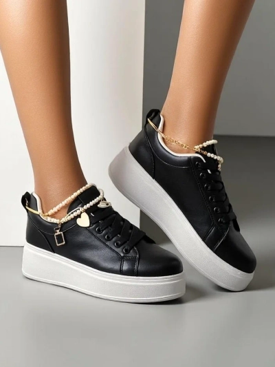 Royalfashion Baskets de sport plateformes pour femmes Helsas