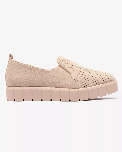 Baskets à enfiler ajourées en poudre pour femme Cegeti - Footwear