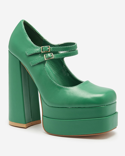 Vert escarpins à talons hauts pour femmes Edisa - Chaussures