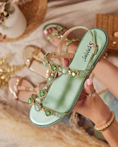 Royalfashion Sandales Selina zirconia pour femme