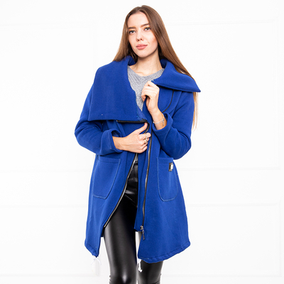 Veste oversize femme cobalt - Vêtements
