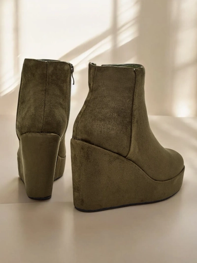 Bottines à talons compensés pour femmes de Royalfashion Sieffa