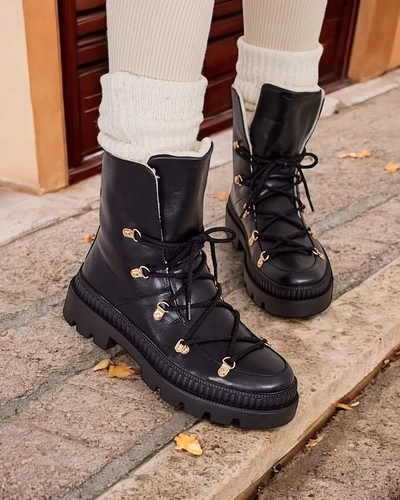 Bottes de neige à lacets pour femmes Royalfashion Lorii