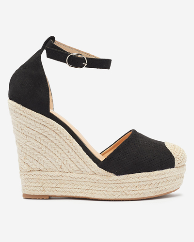 Royalfashion Noir Sandales à plateforme Meylasi pour femme
