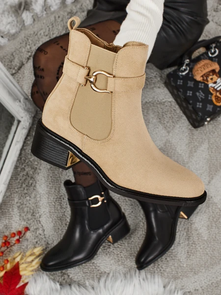 Bottines pour femmes en éco-daim Calivra